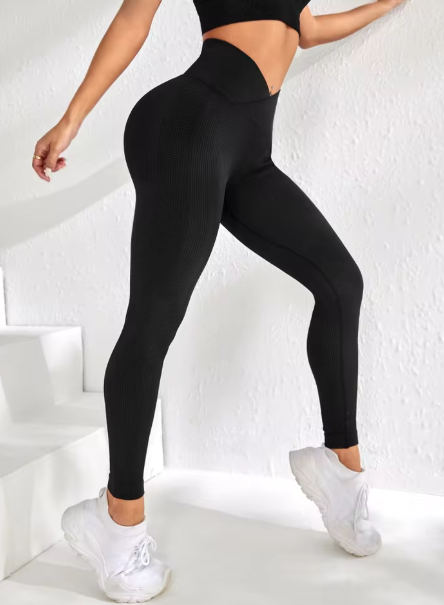 V-waist Elastic Leggings